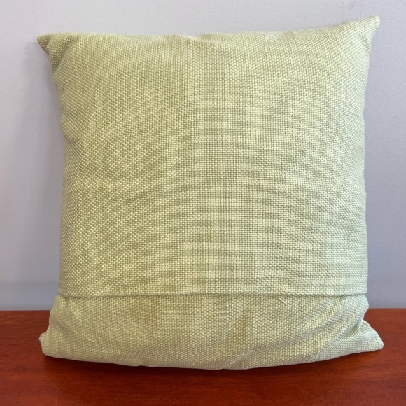 Needlepoint Pillow Scenic Farmhouse Landscape Handmade, 15x15” - Picture 2 of 7